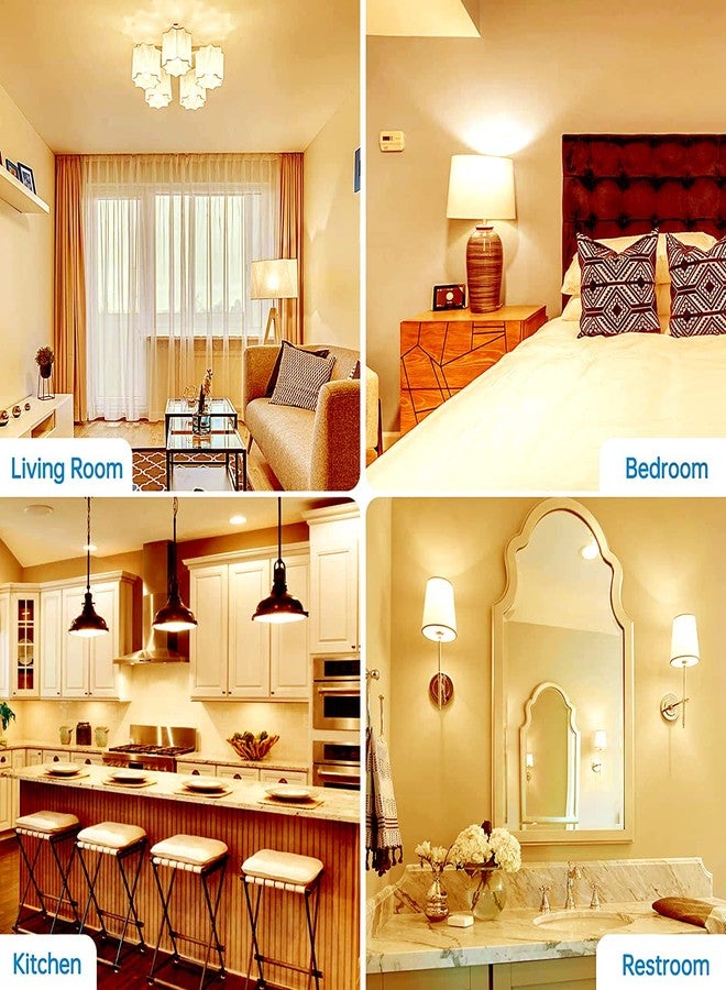 Murphy 9W B22D BEE 3 Star Rated LED Golden Yellow (Warm White) Bulb, Pack of 6 (GLO) - Image 5